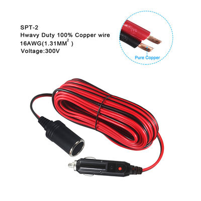 12V 24V автомобильный сигаретный зажигалка расширение кабеля мужчина к женщине