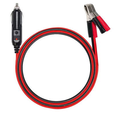 12V/24V Сигаретный зажигалка к зажимам аккумулятора Кабель адаптера для автомобильного аварийного питания Солнечное зарядное устройство 16AWG