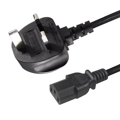 UK to C13 Power Cord 1.2M 250V 13A 16AWG Heavy Duty Cable для серверов / медицинского оборудования / PDU центра обработки данных (CE/BS1363/RoHS)
