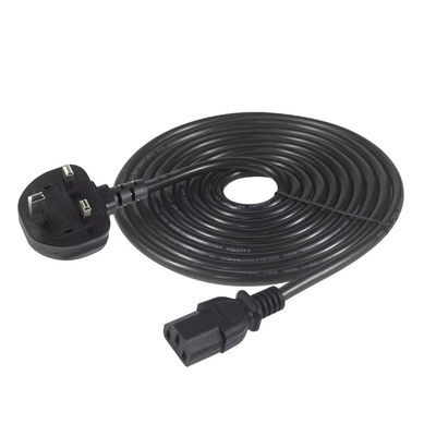 UK to C13 Power Cord 1.2M 250V 13A 16AWG Heavy Duty Cable для серверов / медицинского оборудования / PDU центра обработки данных (CE/BS1363/RoHS)
