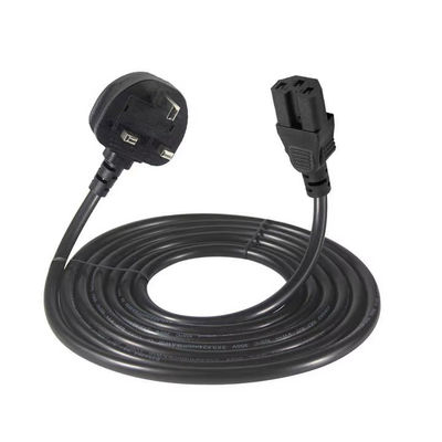 UK C15 Power Cord 3-Pin Plug to IEC C15 Cable for Industrial Appliances (Великобритания C15 Электрический кабель с трехприцепным разъемом к кабелю IEC C15 для промышленных приборов)