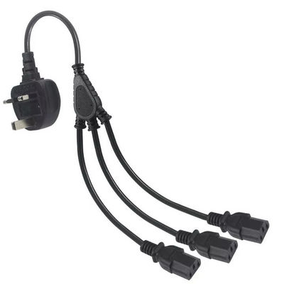 UK Plug to Multi C13 Power Cord 1.8M 250V 13A 16AWG PDU Cable для серверной стойки/UPS/центра обработки данных (BS1363/IEC 60320/RoHS)