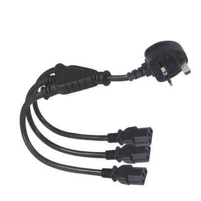 UK Plug to Multi C13 Power Cord 1.8M 250V 13A 16AWG PDU Cable для серверной стойки/UPS/центра обработки данных (BS1363/IEC 60320/RoHS)