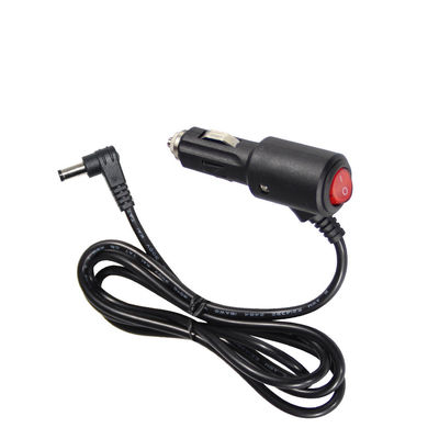 12V / 24V угловое зарядное устройство для автомобилей с переключателем включения и выключения - 90-градусный контактный электропровод для зарядки автомобильной электроники и USB-устройств