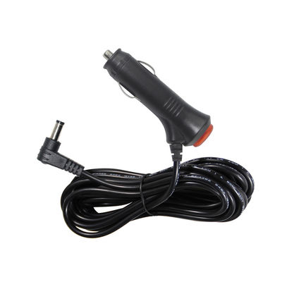 12V / 24V угловое зарядное устройство для автомобилей с переключателем включения и выключения - 90-градусный контактный электропровод для зарядки автомобильной электроники и USB-устройств