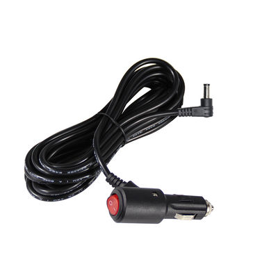 12V / 24V угловое зарядное устройство для автомобилей с переключателем включения и выключения - 90-градусный контактный электропровод для зарядки автомобильной электроники и USB-устройств