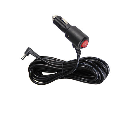 12V / 24V угловое зарядное устройство для автомобилей с переключателем включения и выключения - 90-градусный контактный электропровод для зарядки автомобильной электроники и USB-устройств