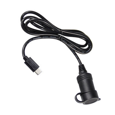 12V 24V двойной вход USB-C автозарядный адаптер преобразователь для зарядки транспортного средства с QC3.0 быстрой зарядкой и защитой безопасности