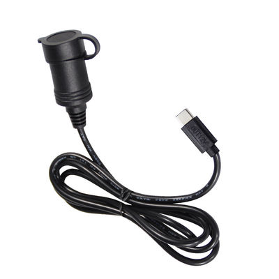 12V 24V двойной вход USB-C автозарядный адаптер преобразователь для зарядки транспортного средства с QC3.0 быстрой зарядкой и защитой безопасности