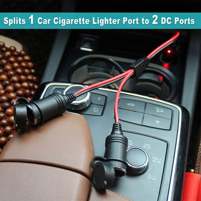 12V 24V двойной розетки автомобильного сигаретного зажигателя разделитель адаптер расширение для внедорожника грузовика фургона питания зарядного устройства расширение питания