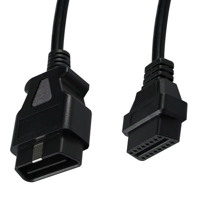 OBD-II Мужчина-женщина расширительный кабель с 16-контактными разъемами для установки автомобильного диагностического сканера GPS-трекера
