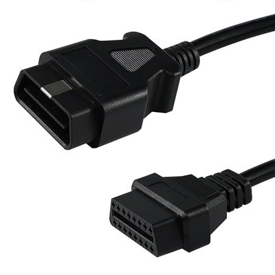 OBD-II Мужчина-женщина расширительный кабель с 16-контактными разъемами для установки автомобильного диагностического сканера GPS-трекера
