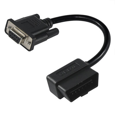 Кабель диагностического адаптера OBD-II на DB9 с 16-контактным мужским на 9-контактный серийный