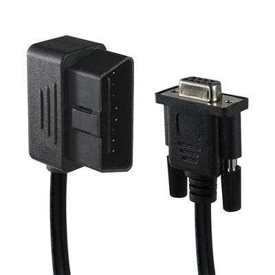 Кабель диагностического адаптера OBD-II на DB9 с 16-контактным мужским на 9-контактный серийный