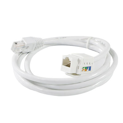 Бесинструментальный Cat6 RJ45 Keystone Inline Coupler женский к женскому для Ethernet Patch Panels или Wall Plates 8P8C LAN Network Adapter