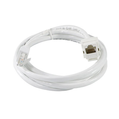 Бесинструментальный Cat6 RJ45 Keystone Inline Coupler женский к женскому для Ethernet Patch Panels или Wall Plates 8P8C LAN Network Adapter