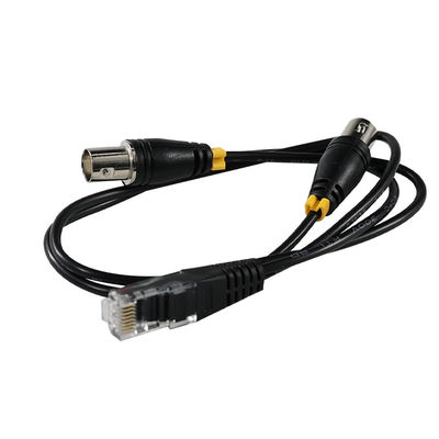 RJ45 к кабелю двойного адаптера BNC для передачи сигнала T1/E1