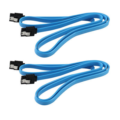 Кабель передачи данных SATA 3.0 прямого/прямого угла с блокировочным замком для подключения HDD/SSD/ODD 6 Gbps, 3ft/5ft/6ft