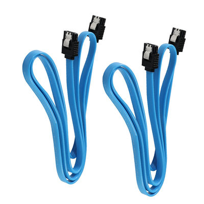 Кабель передачи данных SATA 3.0 прямого/прямого угла с блокировочным замком для подключения HDD/SSD/ODD 6 Gbps, 3ft/5ft/6ft