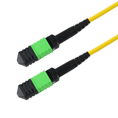 LC APC Fiber Optic Patch Cord Одномодный OS2 Зеленый пиджак