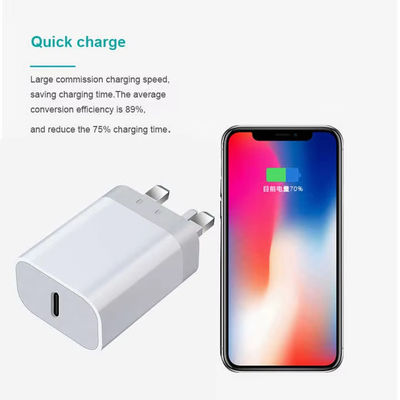Быстрое зарядное устройство 20 Вт Type C PD Беспроводной адаптер USB-C с магнитной быстрой зарядкой для телефонов GAN 30 Вт Адаптер питания UK Plug