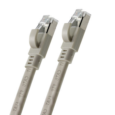 CAT6 Плоский FTP Ethernet Patch Cable-Shielded LAN Network Cord с загрузкой для использования маршрутизатора, коммутатора, дата-центра