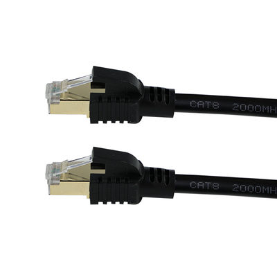 Экранированный кабель Ethernet CAT8 S/FTP 40 Гбит/с, позолоченный RJ45