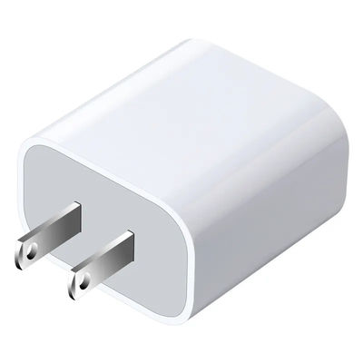 US 2-Pin 30W Dual Port Wall Charger   USB-C & USB-A выходной быстрый зарядный адаптер для телефона, планшета, камеры