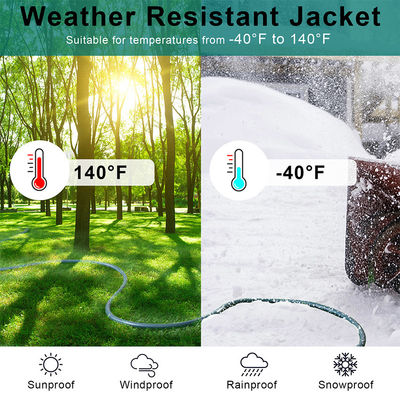 Удлинитель для наружного использования с плоской вилкой 90 градусов NEMA 5-15P на 5-15R, 6 футов