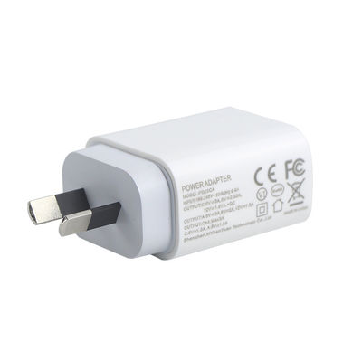 AU 2-Pin 20W Dual-Port Wall Charger USB-C & USB-A быстрый зарядный адаптер для телефона, планшета, камеры, путешествия