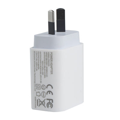 AU 2-Pin 20W Dual-Port Wall Charger USB-C & USB-A быстрый зарядный адаптер для телефона, планшета, камеры, путешествия