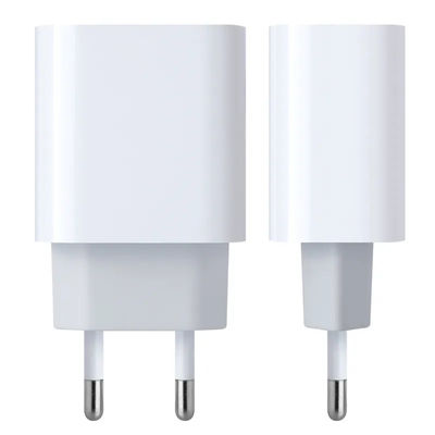 Сетевое зарядное устройство EU 2-Pin 45W USB-C для быстрой зарядки – адаптер питания Type-C для ноутбука, планшета, телефона, для путешествий
