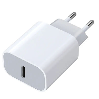 Сетевое зарядное устройство EU 2-Pin 45W USB-C для быстрой зарядки – адаптер питания Type-C для ноутбука, планшета, телефона, для путешествий