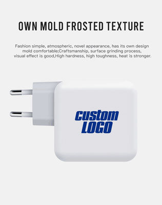 Зарядное устройство для стены с высокой мощностью USB-C EU 2-Pin 140W  Адаптер быстрой зарядки типа C для ноутбука, планшета, Steam Deck, MacBook, путешествия