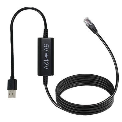 USB на RJ45 Ethernet кабель для впрыска питания 5V на 12V Step-Up преобразователь для IP-камеры, маршрутизатора, мини-устройства POE