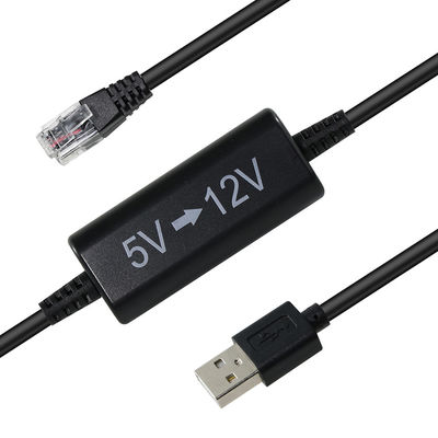 USB на RJ45 Ethernet кабель для впрыска питания 5V на 12V Step-Up преобразователь для IP-камеры, маршрутизатора, мини-устройства POE