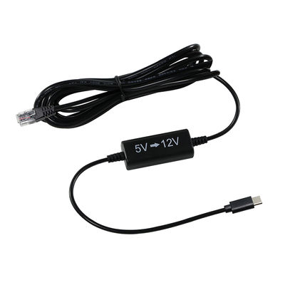 USB-C в RJ45 кабель для впрыска питания -5V до 12V Step-Up Ethernet адаптер для IP-камеры, точки доступа, устройства IoT