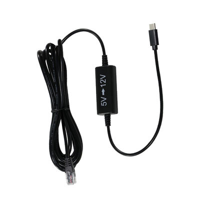 USB-C в RJ45 кабель для впрыска питания -5V до 12V Step-Up Ethernet адаптер для IP-камеры, точки доступа, устройства IoT
