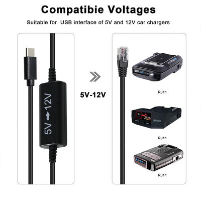 USB-C в RJ45 кабель для впрыска питания -5V до 12V Step-Up Ethernet адаптер для IP-камеры, точки доступа, устройства IoT