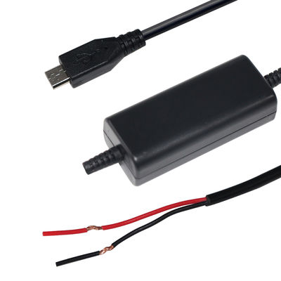 Кабель питания Micro USB - голый провод, повышающий напряжение - повышающий преобразователь 5 В в 9 В/12 В для роутера, светодиодов, проектов DIY
