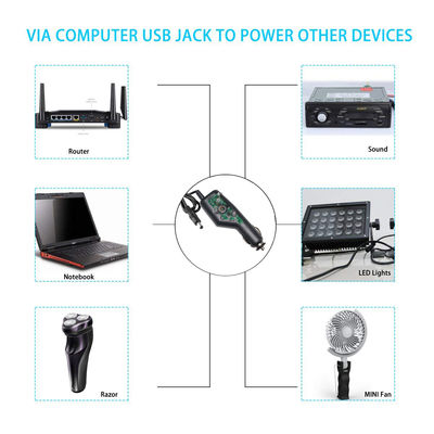 Сигаретный зажигалка для автомобилей 12В в постоянном токе 5.5x2.1 мм
