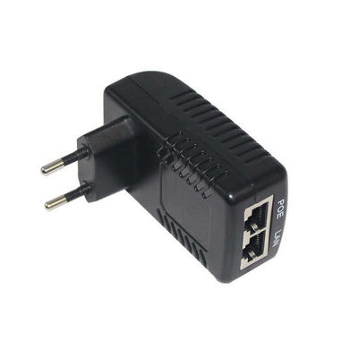 EU Plug PoE Injector- 48V Active Power Over Ethernet Supply IEEE 802.3af/at для IP-камеры, беспроводной точки доступа, VoIP-телефона