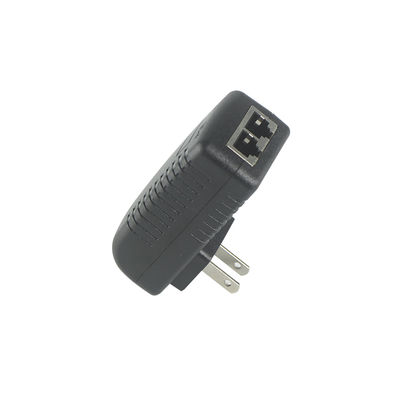 US Plug PoE Injector Adapter - 48V Активное питание через Ethernet IEEE 802.3af/at для IP-камер, беспроводных AP, VoIP-телефонов
