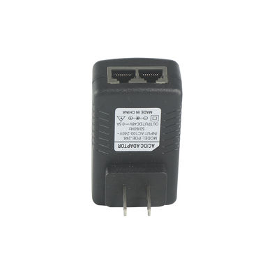 US Plug PoE Injector Adapter - 48V Активное питание через Ethernet IEEE 802.3af/at для IP-камер, беспроводных AP, VoIP-телефонов