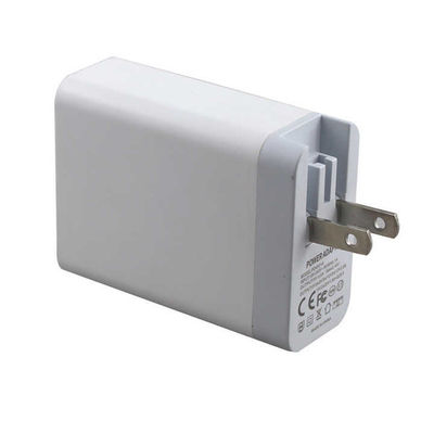 Сетевое зарядное устройство с двумя портами (USB-C и USB-A) и вилкой США, 45 Вт