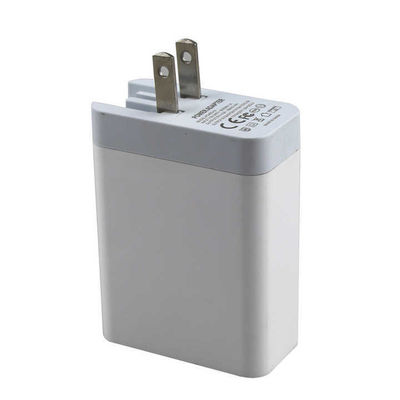 Сетевое зарядное устройство с двумя портами (USB-C и USB-A) и вилкой США, 45 Вт