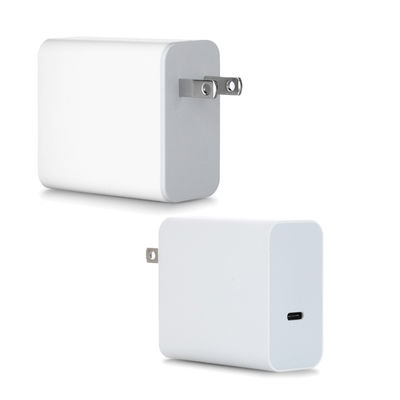 US Plug 60W USB-C настенное зарядное устройство 2 пинный компактный адаптер быстрой зарядки для ноутбука, телефона, планшета, путешествий (100240В вход)