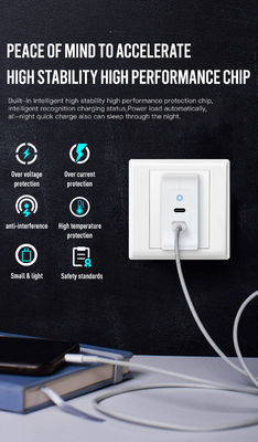 US Plug 100W Dual USB-C Wall Charger ️ 2-портный адаптер быстрой зарядки для ноутбука, планшета, телефона, устройств типа C (100 ️ 240 В вход)