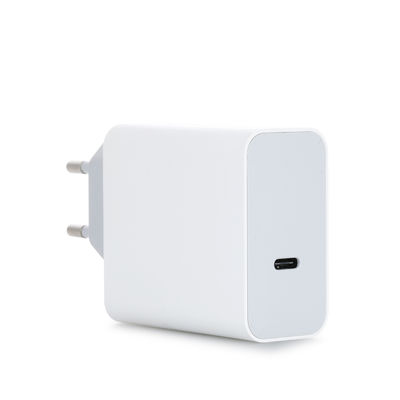 Сетевое зарядное устройство USB-C с 2-контактным разъемом EU, 60 Вт, высокоскоростной адаптер Type-C для ноутбука, планшета и смартфона