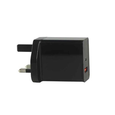 EU 2-Pin USB-C и USB-A настенное зарядное устройство, 45 Вт двойной портовый адаптер питания для ноутбука, планшета и смартфона